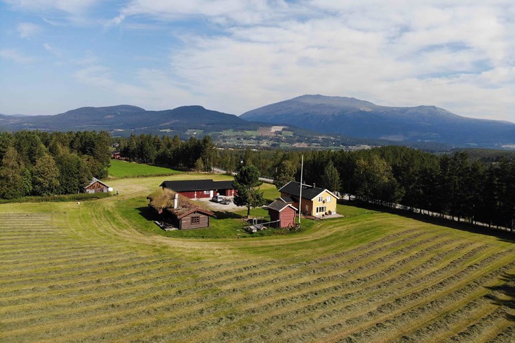 Aerial of Urørt Bike Lodge